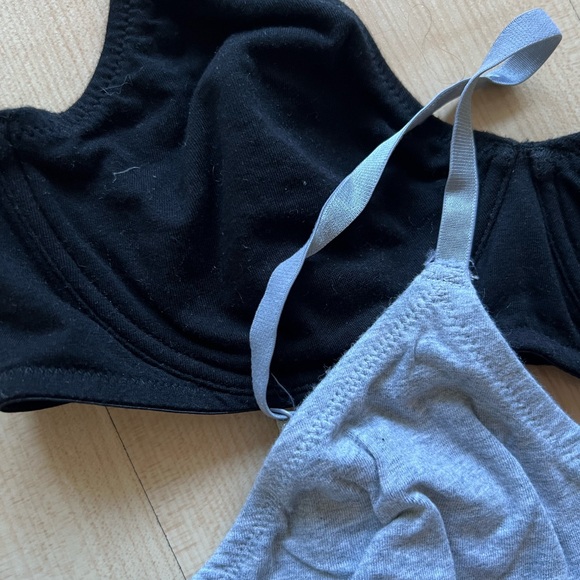 Blush Black and Gray Bra Set - Picture 2 of 3